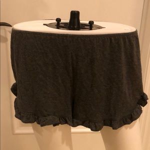 grey soft shorts
